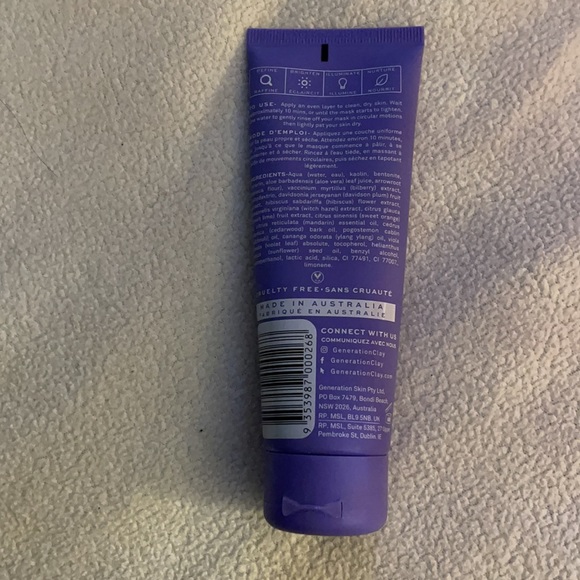 Generation Clay Ultraviolet Brightening Purple Clay Mask - Picture 2 of 3